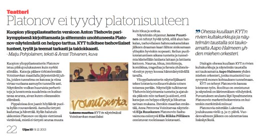 Maiju Pohjolainen / Uljas 9.12.2012