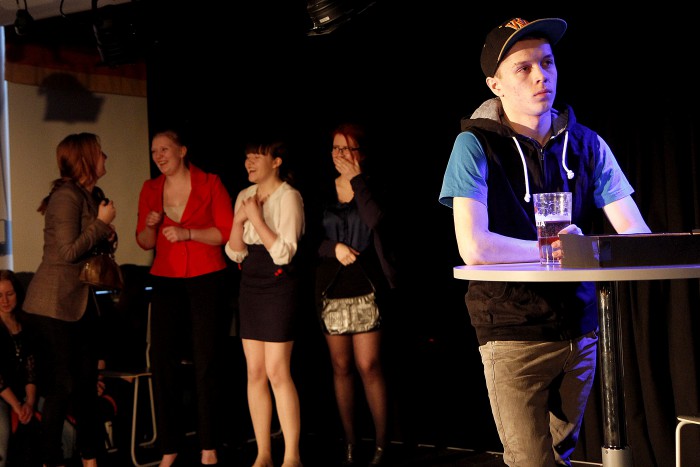 Kuvassa Wilhelm Hämäläinen, Nea Paloperä, Katariina Nuutinen, Anni Lahti ja Janika Niskanen.